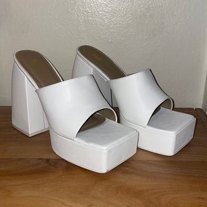 White heels